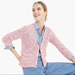 J. Crew | Lady Sweater Jacket w/Fringe